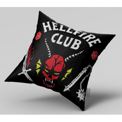 Декоративна възглавница Stranger Things S4 - Hellfire Club